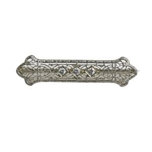Vintage Diamond Brooch