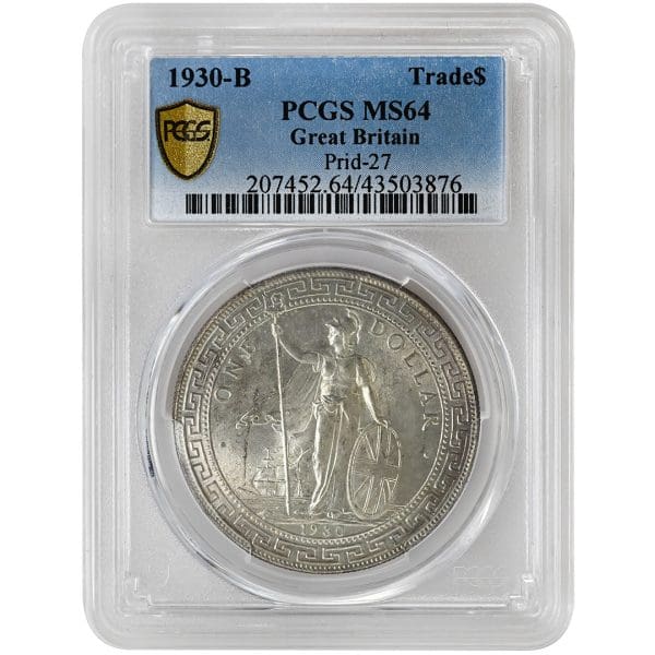 1930-B $1 Trade Dollars, PCGS MS64