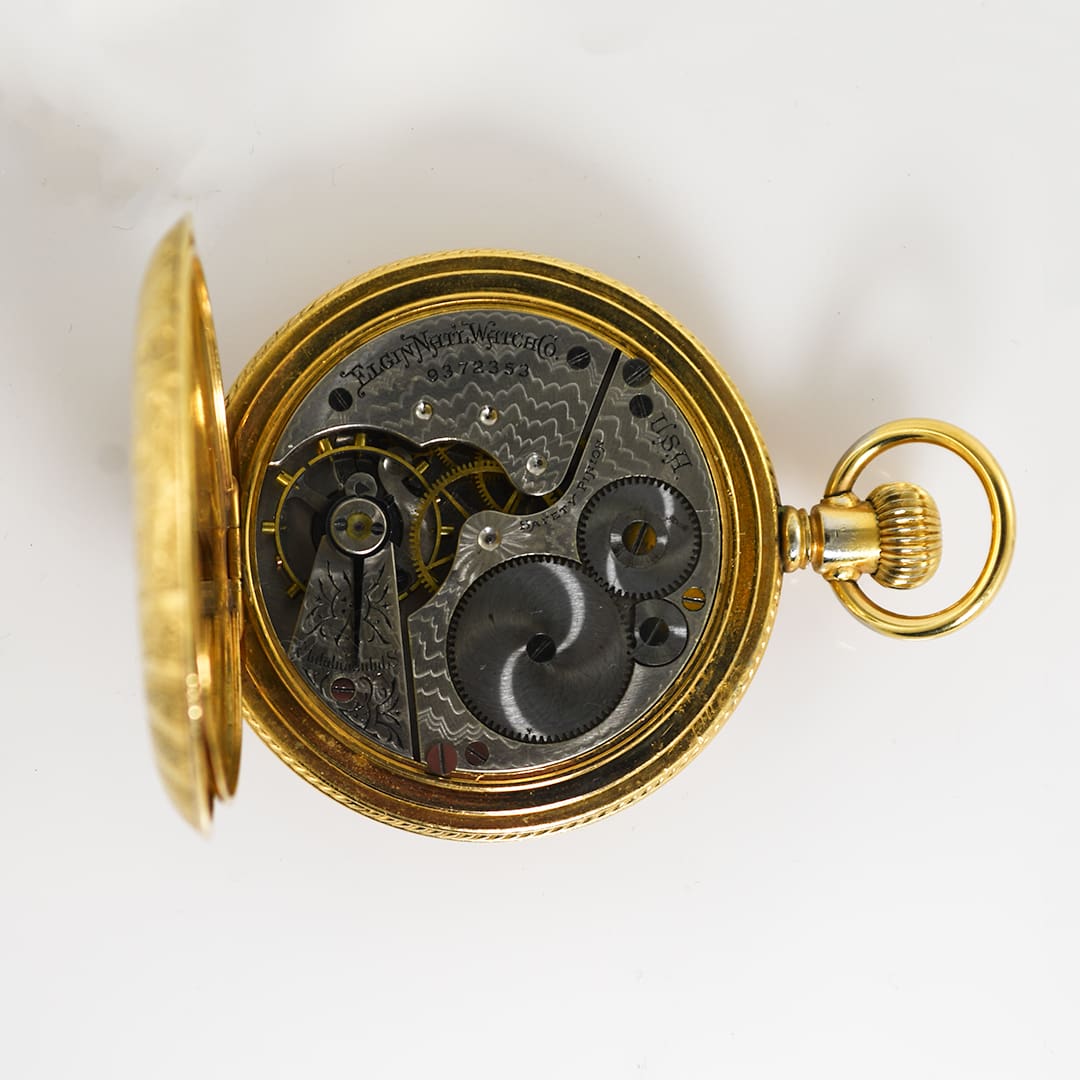 Elgin Gold-Filled Pocket Watch Size 16 - Image 2