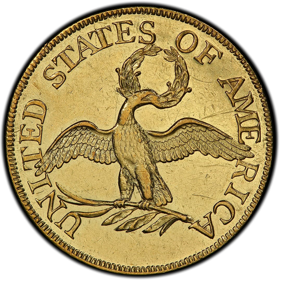 1795 $5 Small Eagle Draped Bust, PCGS AU58 - Tangible Investments