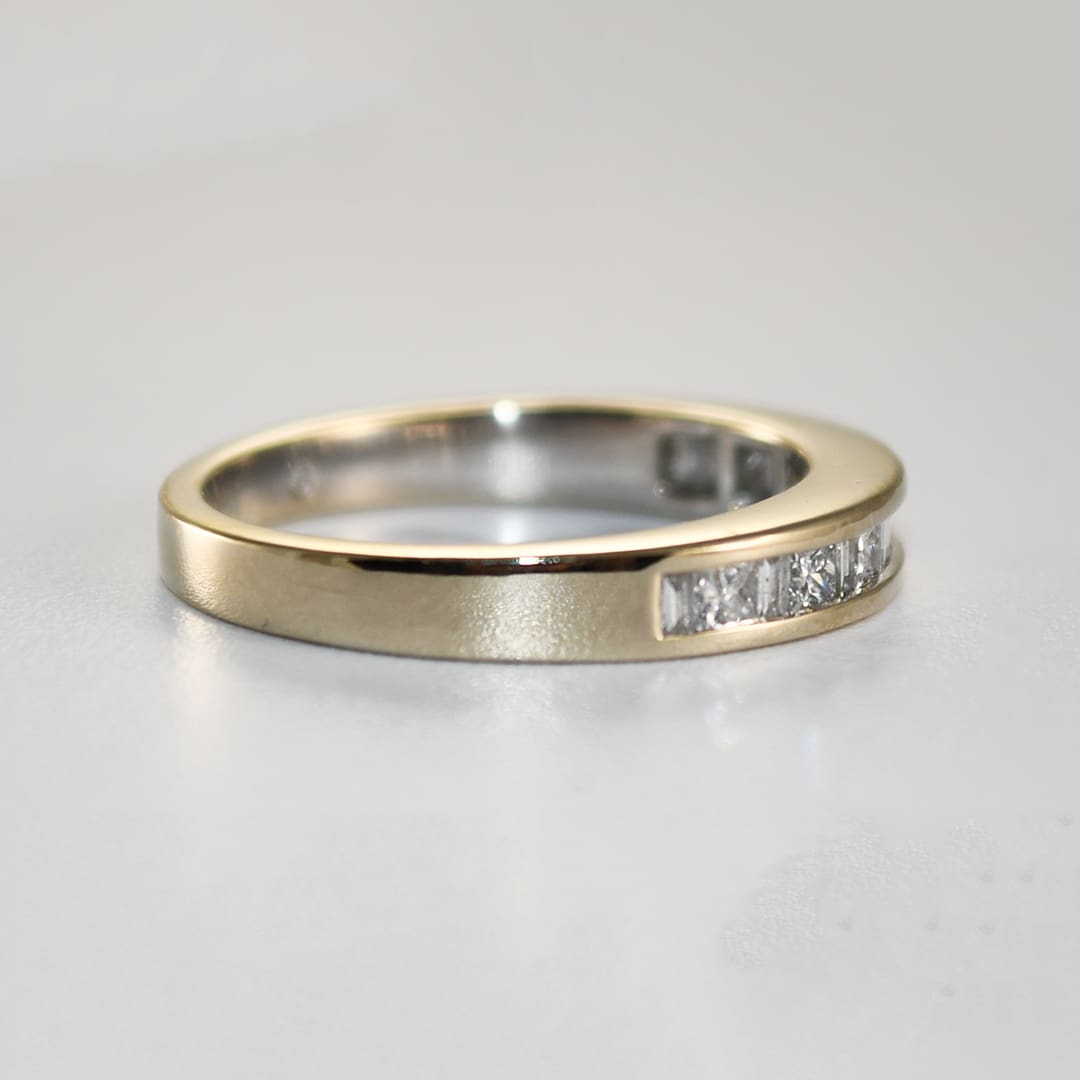 14K White Gold Diamond Band Ring 0.50ct - Image 2