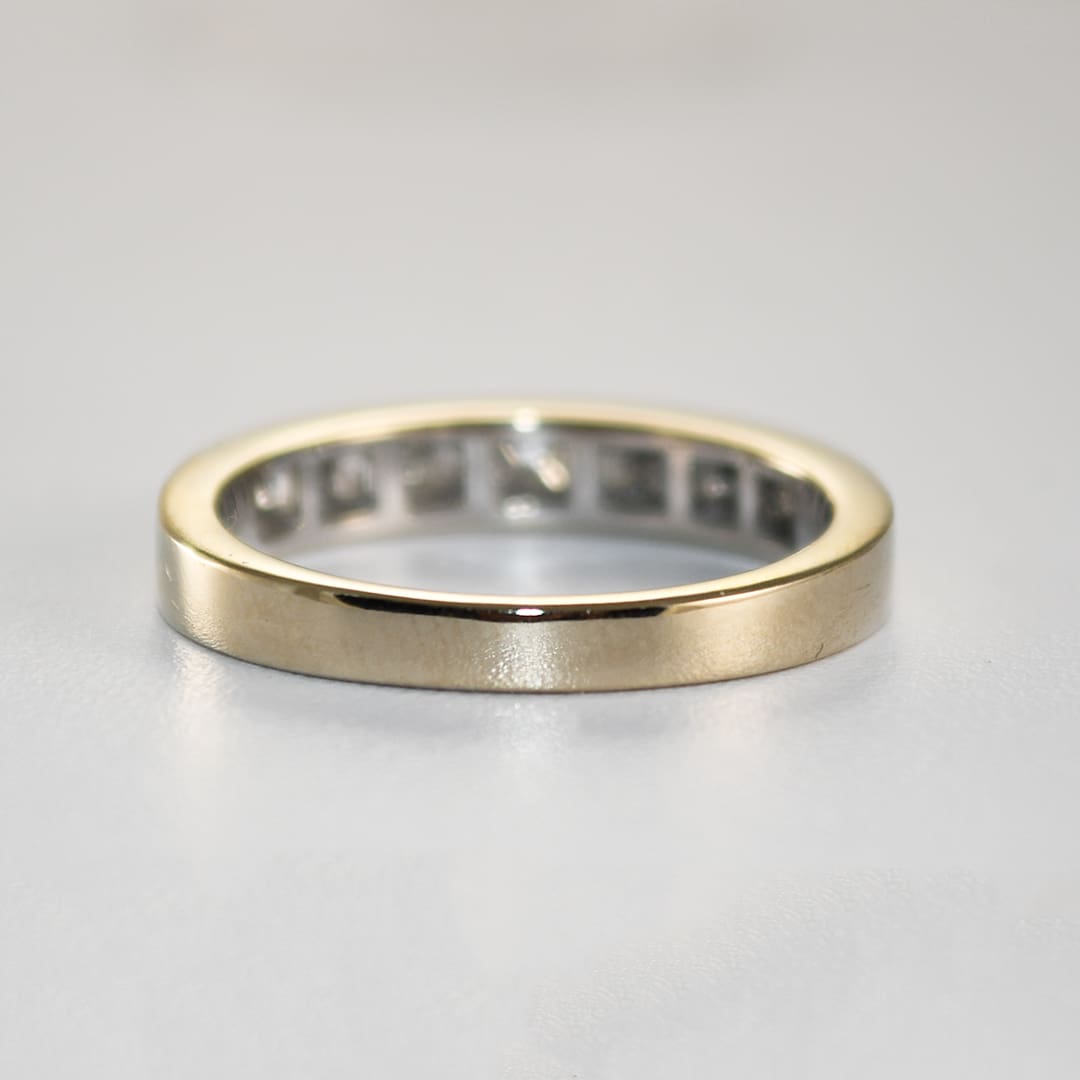14K White Gold Diamond Band Ring 0.50ct - Image 3