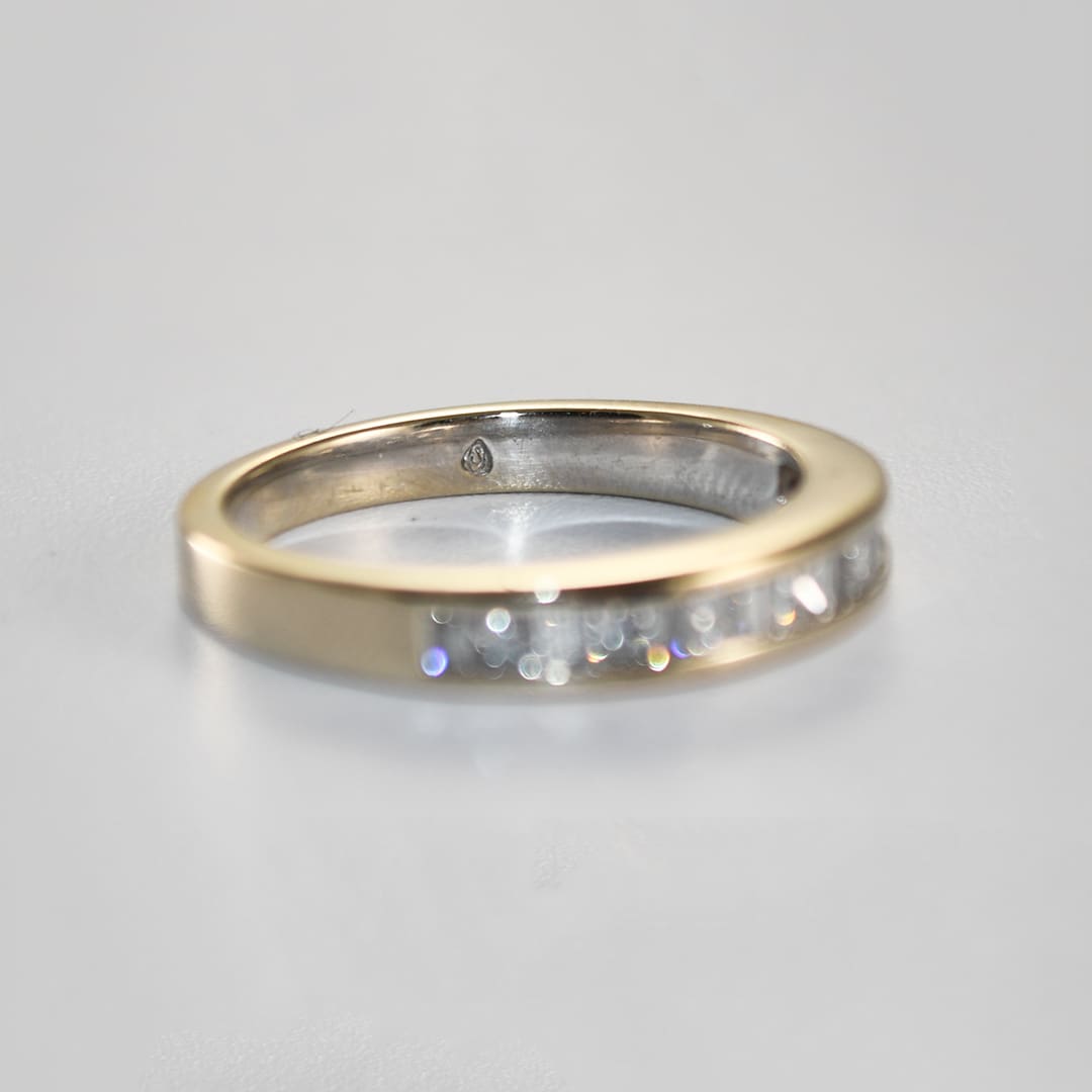 14K White Gold Diamond Band Ring 0.50ct - Image 5