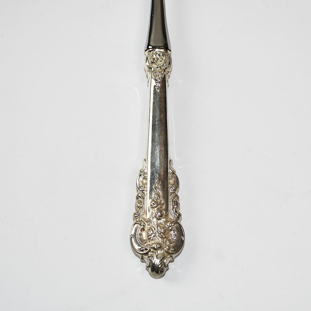 Grande Baroque by Wallace Buffet Fork Sterling Handle 11" - Image 3