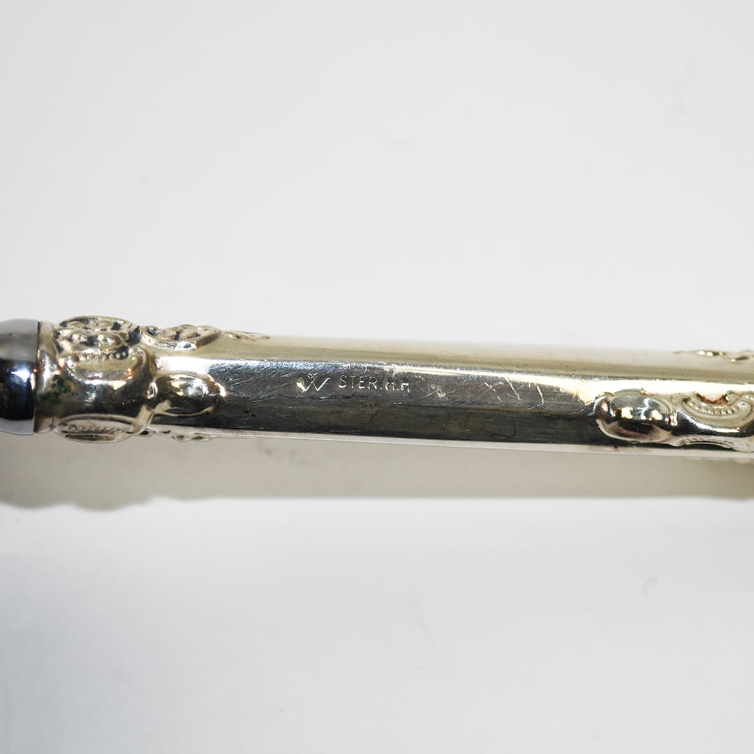 Grande Baroque by Wallace Soup Ladle Sterling Handle 8" - Image 3