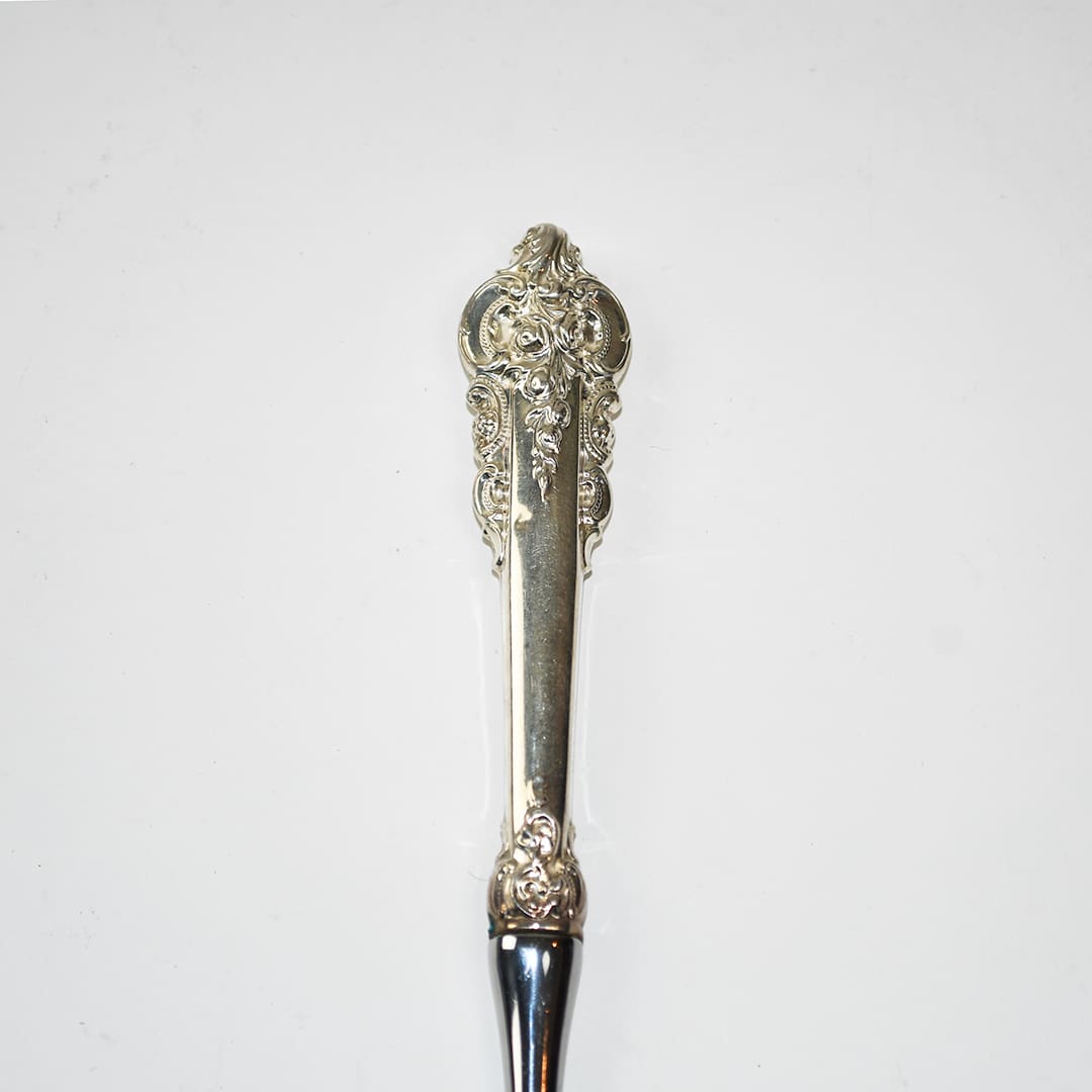 Grande Baroque by Wallace Soup Ladle Sterling Handle 8" - Image 4
