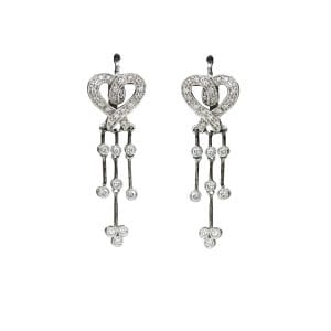 Diamond Dangle Earrings