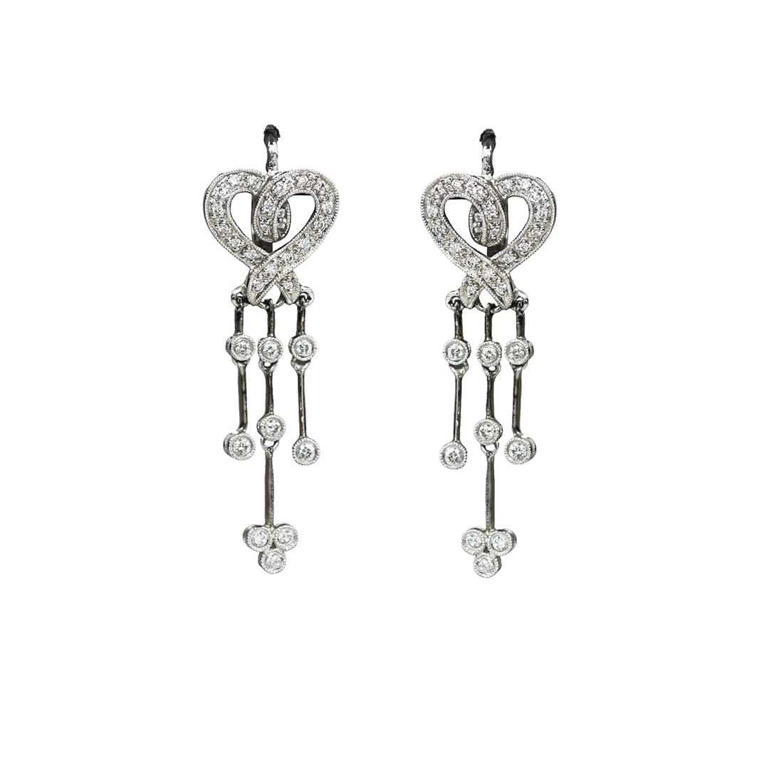 Diamond Dangle Earrings
