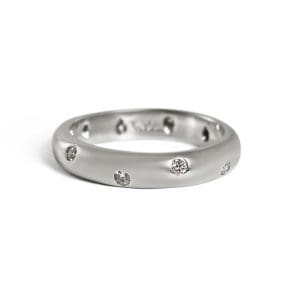 Platinum Diamond Wedding Band 0.25ct