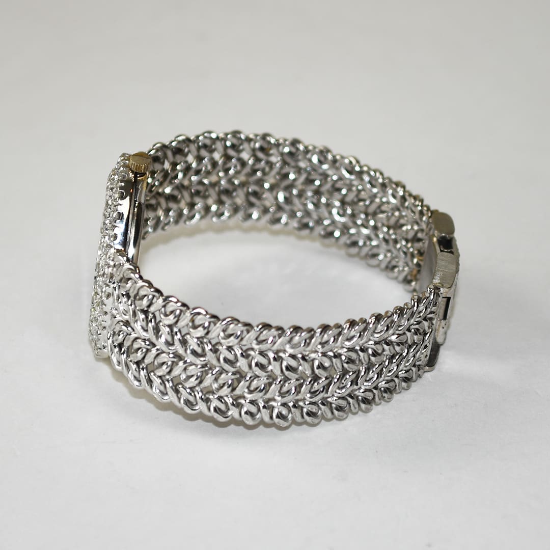 18K White Gold Bueche Girod Diamond Watch 3.00tdw - Image 6