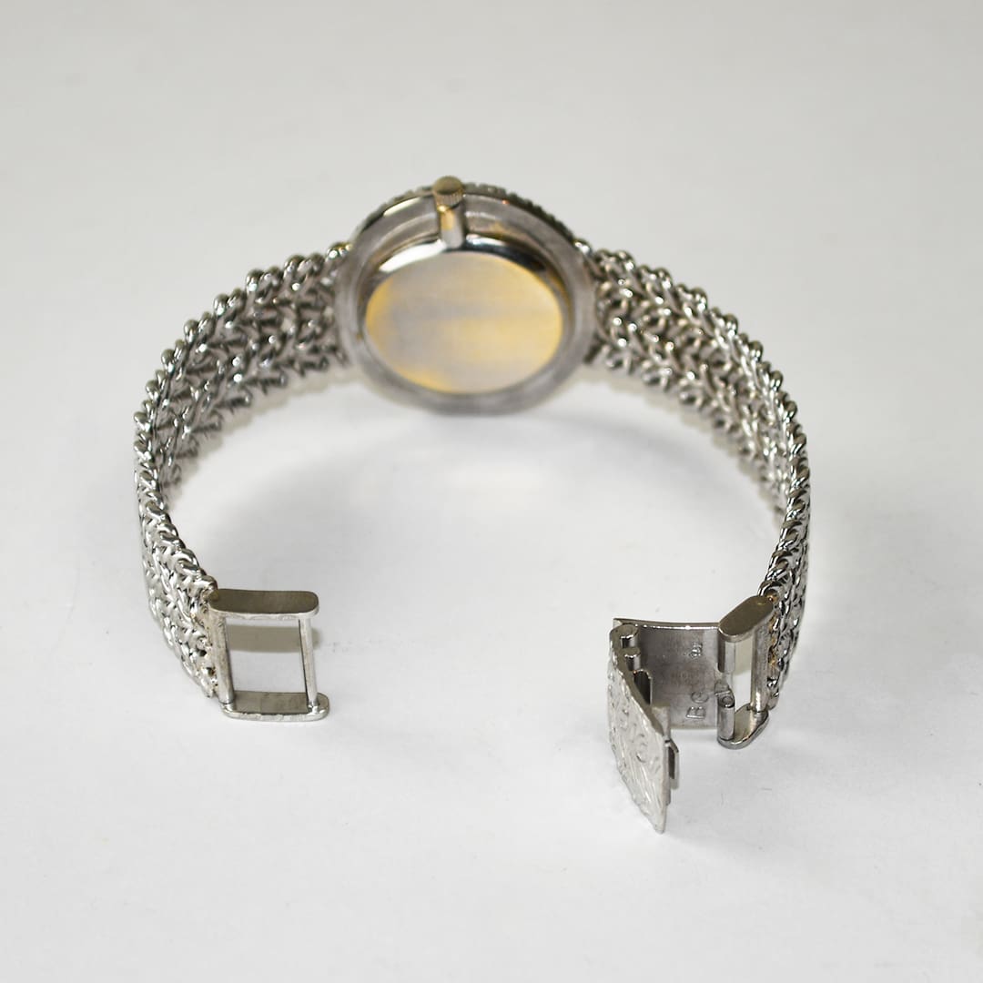 18K White Gold Bueche Girod Diamond Watch 3.00tdw - Image 7