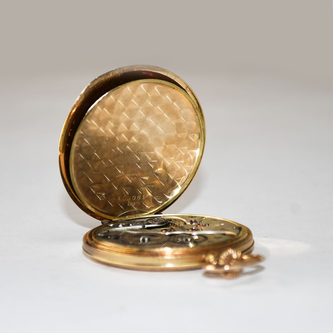 14K Yellow Gold Invicta Pocket Watch 47mm - Image 5