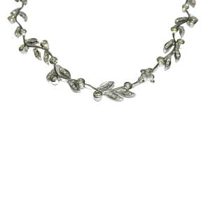 18K White Gold Diamond Necklace 6.50ct, 44.50 grams