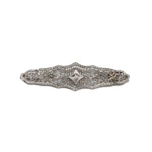 Art Deco Filigree Pin