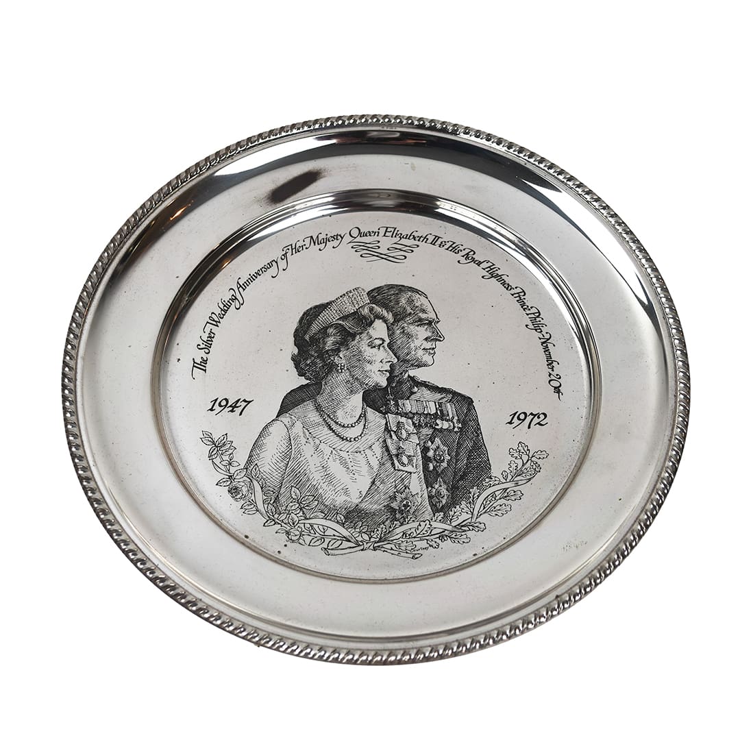 The Royal Anniversary Sterling Silver Plate