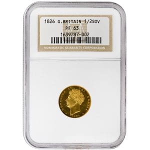 1826 1/2 Sovereign, NGC PF63