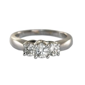 Three-Stone Diamond Ring