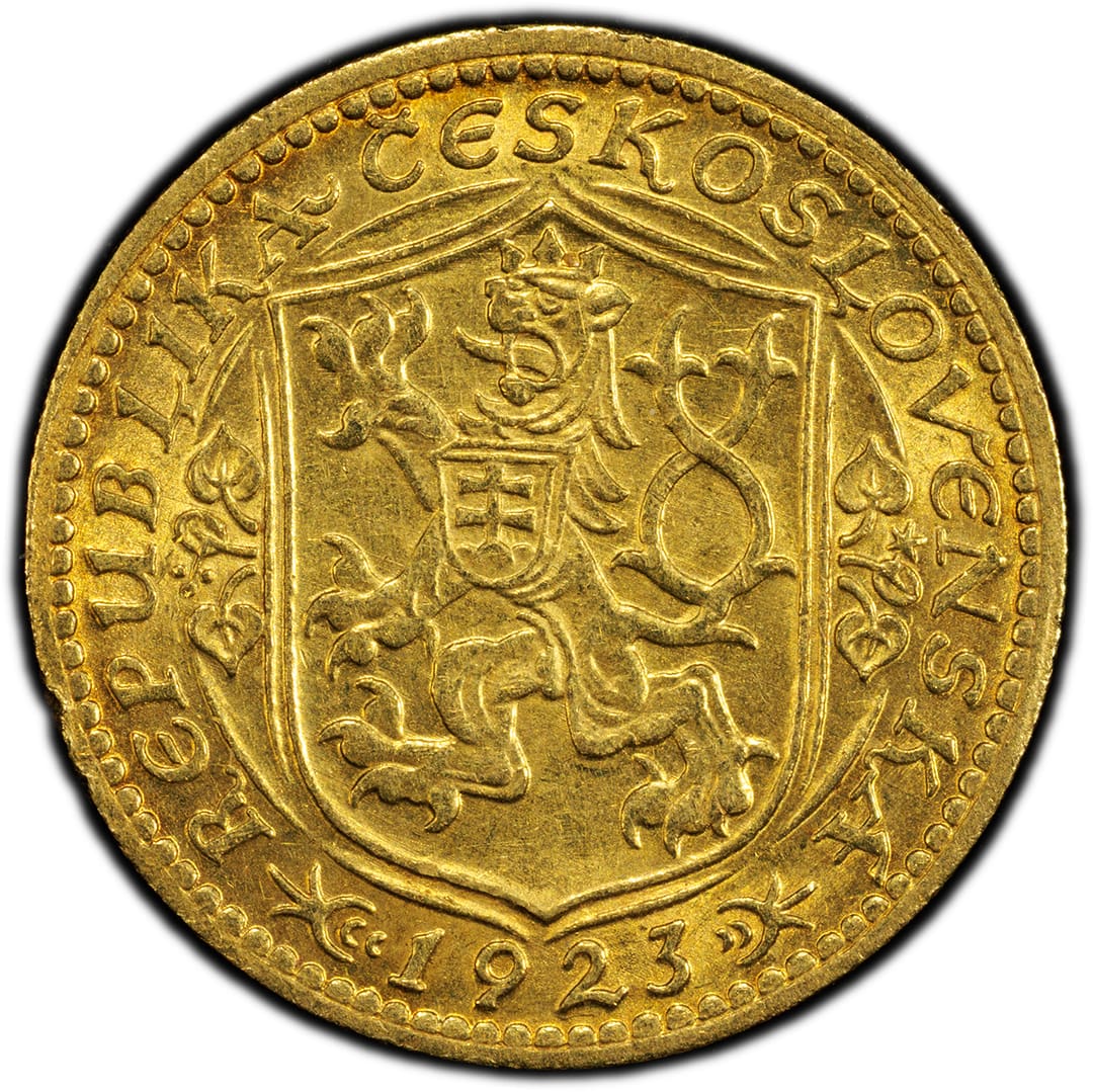 1923 Dukat KM-8 Czechoslovakia PCGS MS62