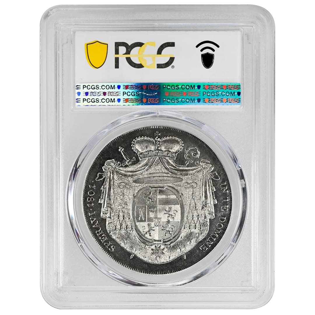 1801-A Thaler Gurk Austria Rare Coin, PCGS MS62