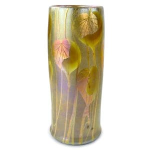 Tiffany Glass & Decorating Wheel-Carved Favrile Glass Vase