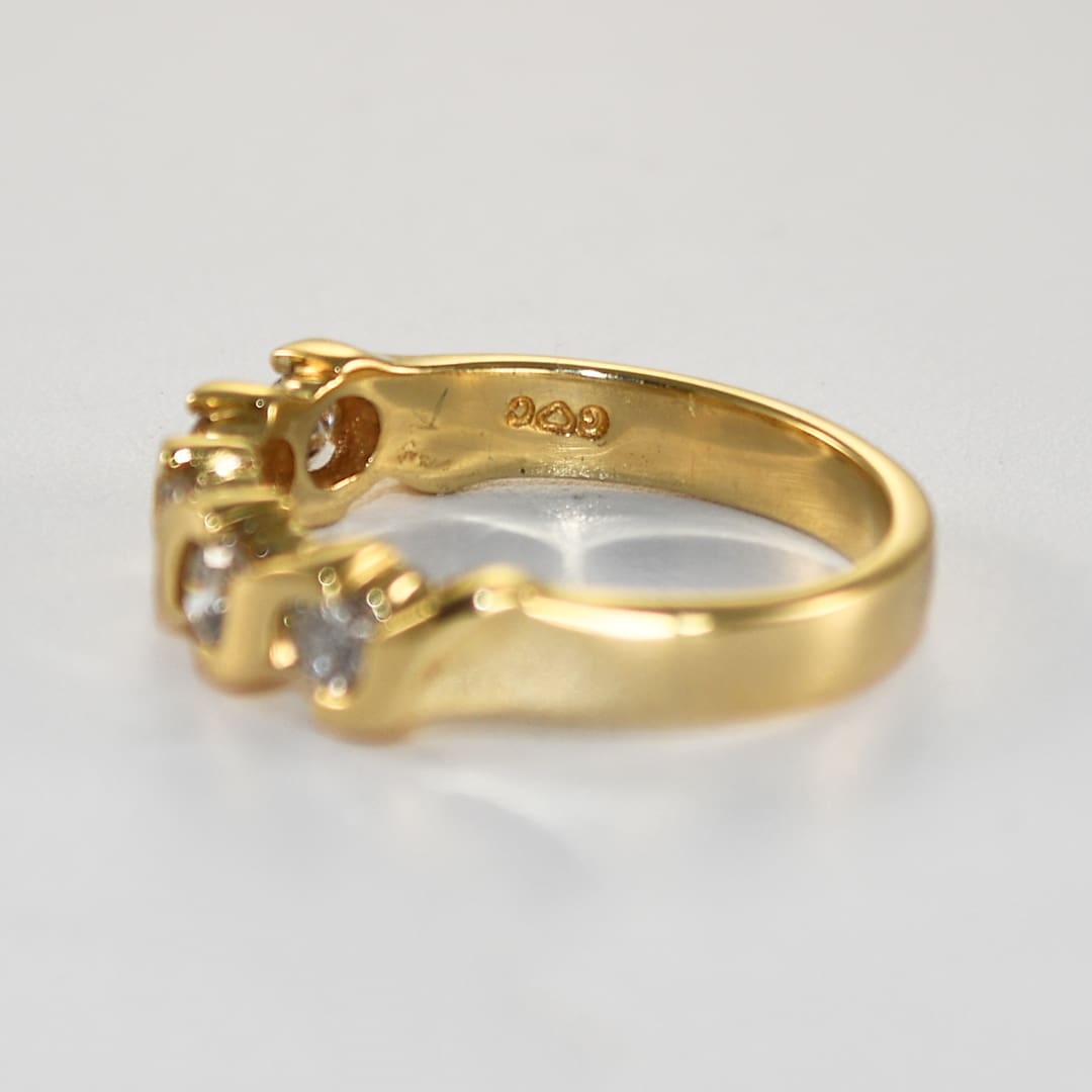 14K Yellow Gold Diamond Band Ring 0.75ct - Image 7