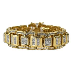 Diamond Encrusted Bracelet