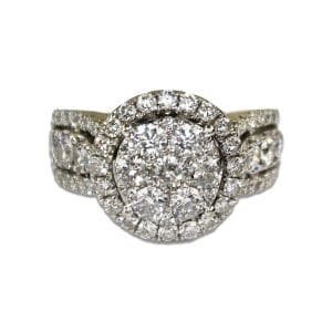Diamond Cluster Ring