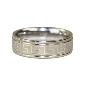 Engraved Design Wedding Band