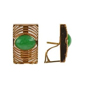 Vintage Jade Earrings