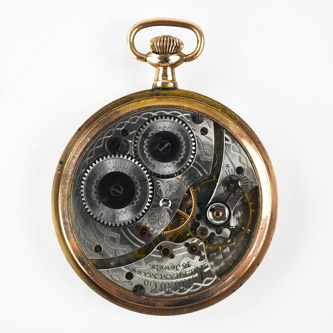 Waltham Gold Filled Pocket Watch Size 12 - Tangible Investments
