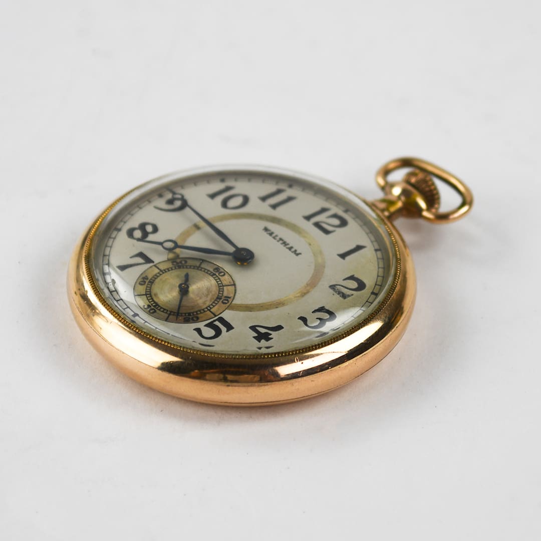 Waltham Gold Filled Pocket Watch Size 12 - Image 5