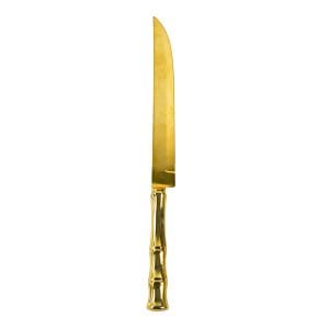 Gold Plated Sterling Silver Handle Carving Knife