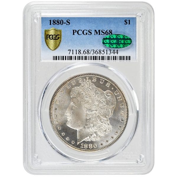 1880-S $1 Morgan Dollar PCGS MS68 CAC