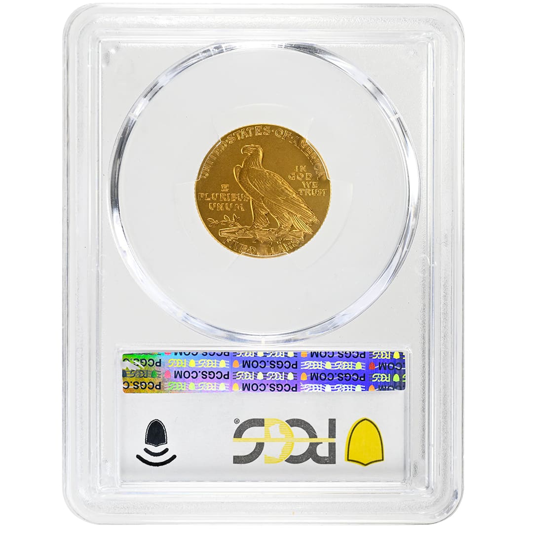 1908 $5 Indian Rare Coin PCGS PR66
