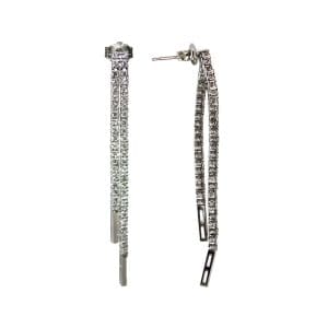 Diamond Dangle Earrings