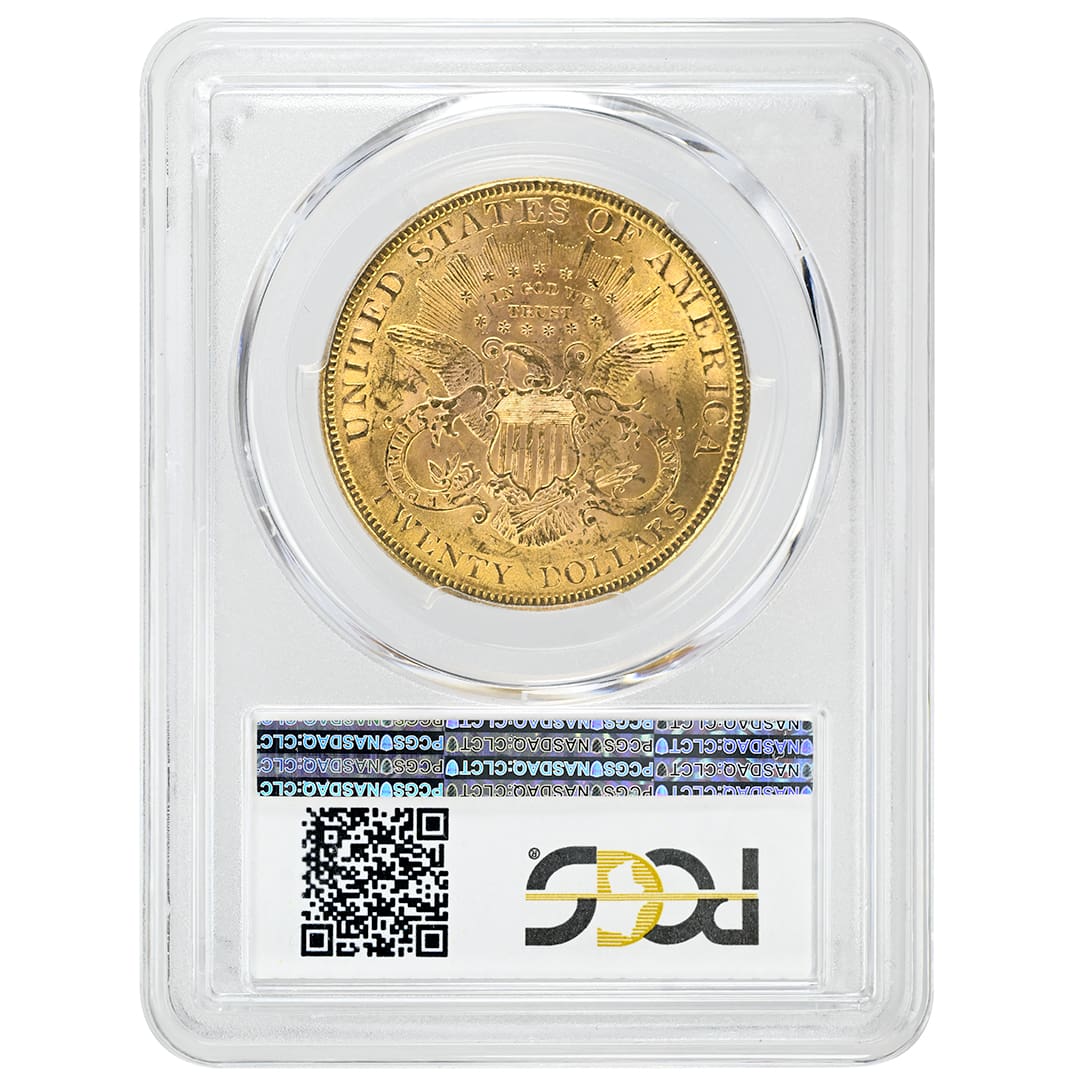 1895 $20 Liberty Head PCGS MS64 - Tangible Investments