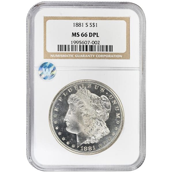 1881-S $1 Morgan Dollar NGC MS66DPL