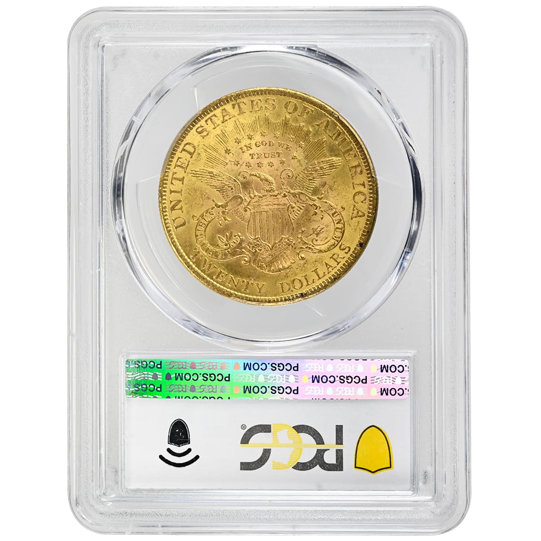 1898 $20 Liberty Head PCGS MS63 VERY PQ! - Tangible Investments