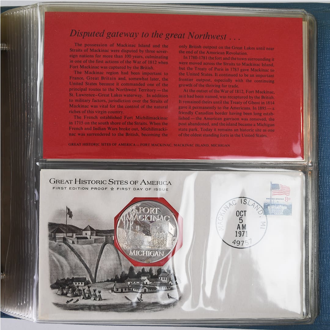 THE FRANKLIN MINT アンティークセット 25枚 Great Historic Sites of America The Franklin Mint - 25 Coins