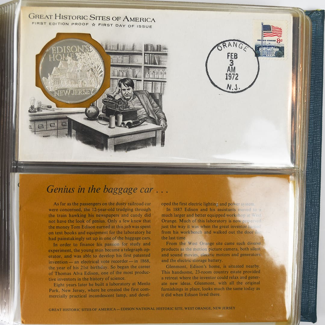 Great Historic Sites of America The Franklin Mint - 25 Coins
