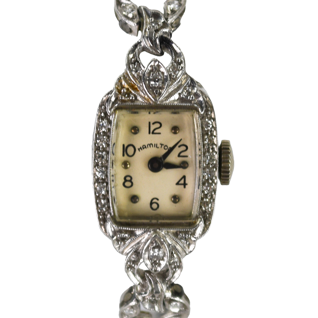 Vintage Hamilton Diamond Watch