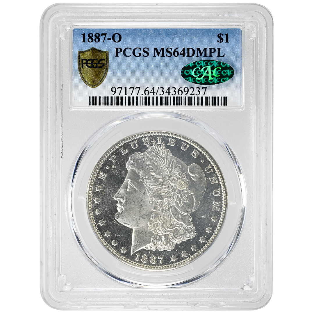 1887-O $1 Morgan Dollar Rare Coin PCGS MS64DMPL