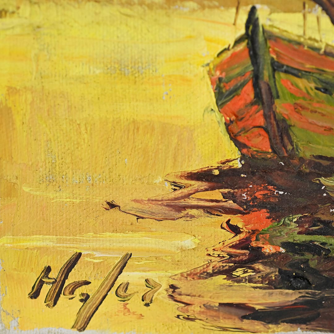 Sail Coat painting by Helen Hafer california artist