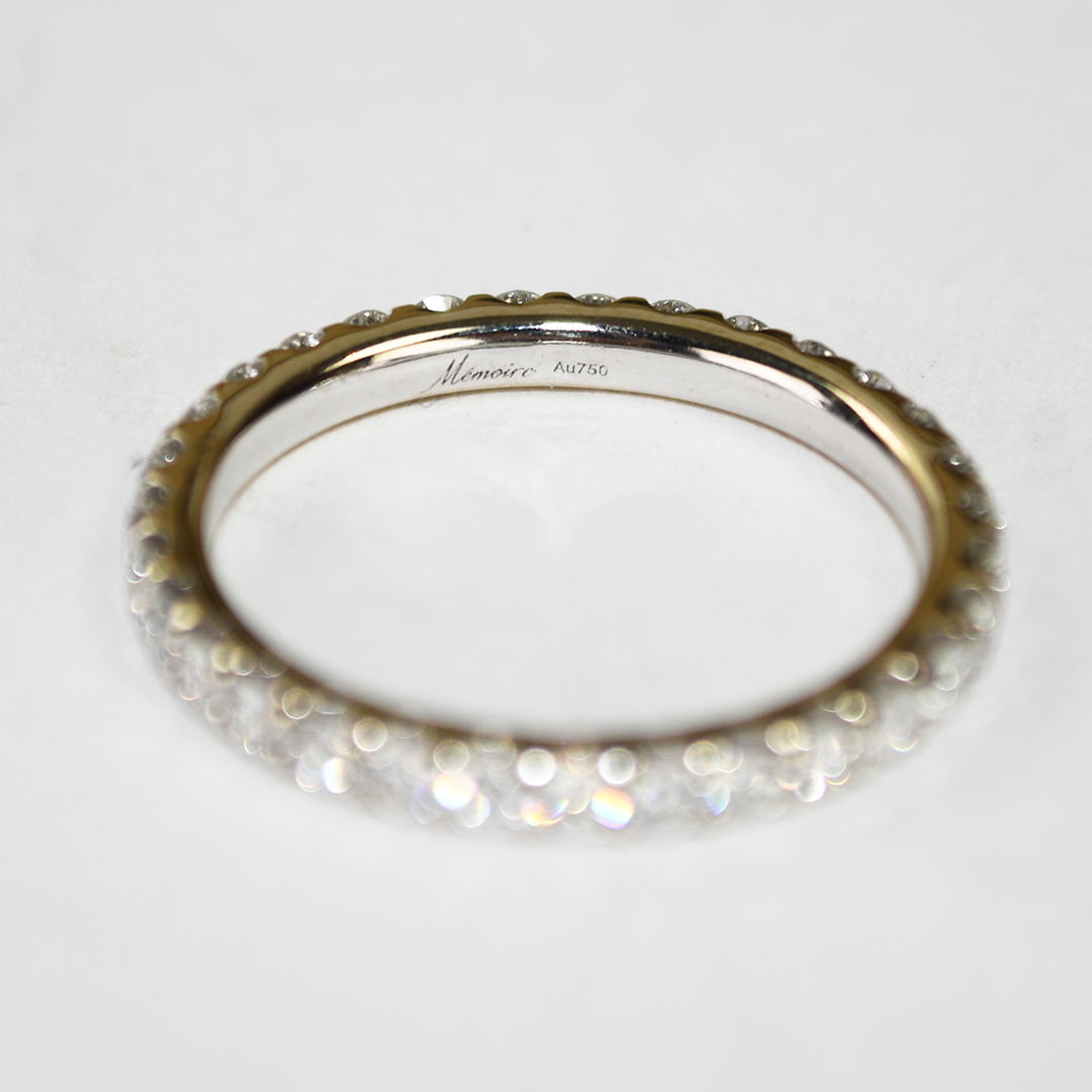 18K White Gold Diamond Eternity Band 1.00ct - Image 3