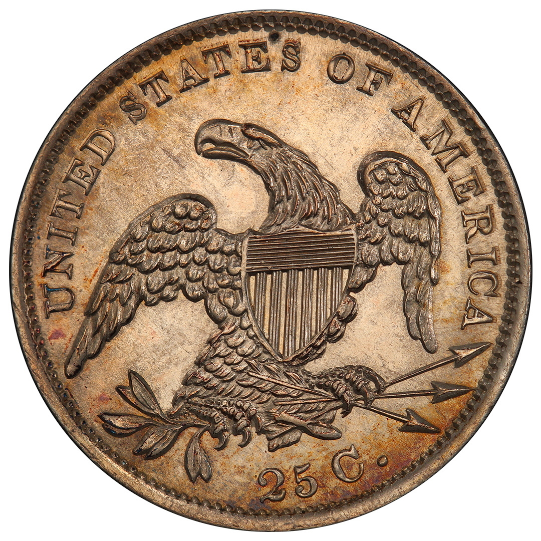 1831 25C Capped Bust Quarter Rare Coin, PCGS PR64 Large Letters