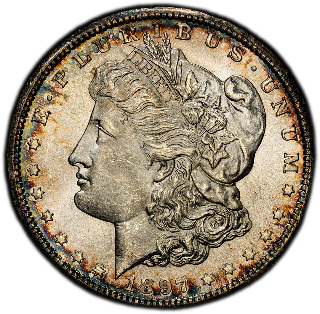 1897-S $1 Morgan Dollar PCGS MS66+ CAC - Tangible Investments