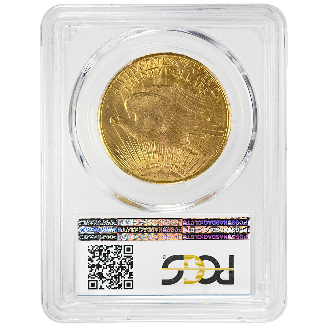 1910-S $20 St. Gaudens PCGS MS64 - Tangible Investments