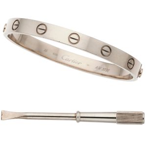 Cartier LOVE Bracelet in 18K White Gold