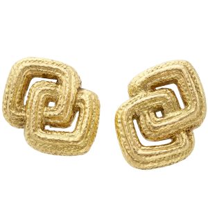 18K Yellow Gold Van Cleef & Arpels Earrings 