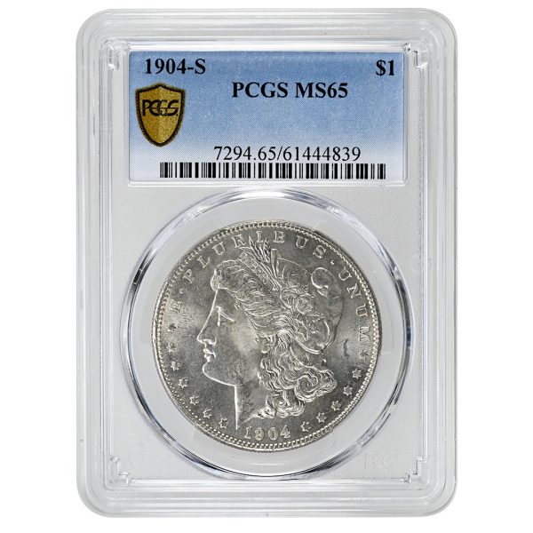1904-S $1 Morgan Dollar, PCGS MS65